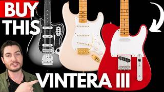 Video thumbnail for NEW Fender Vintera III — I Shopped Every Model (Buy THIS One) by Play and Trade Guitars