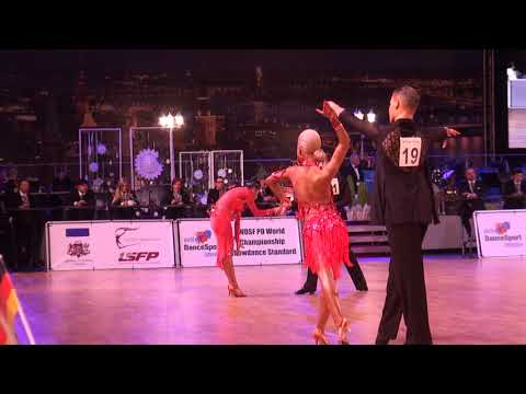 00361 WDSF WORLD YOUTH LATIN CHAMPIONSHIP 2018 1/4 final. Baltic Grand Prix 2018