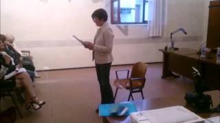 preview picture of video 'Francesca Malagutti legge Scilla Lui ed altri autori  San Benedetto   Scuola di Poesia degli Irrugia'