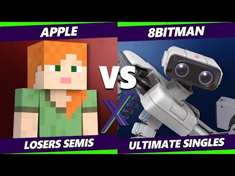S@X 394 Online Losers Semis - 8BitMan (ROB) Vs. Apple (Alex) Smash Ultimate - SSBU