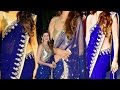 Beautiful Stunning Sangeeta Bijlani Looks Awesome In Blue Saree