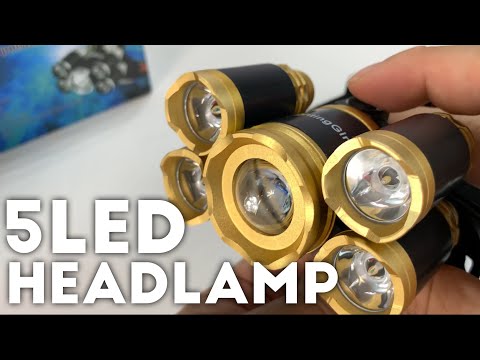 This 5 Led Headlamp is Crazy