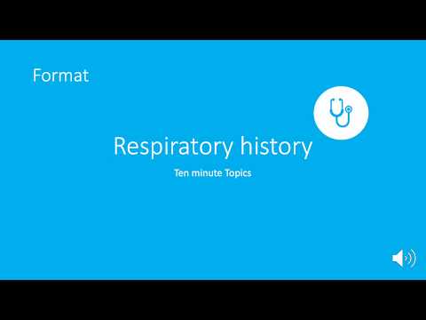 CLINICAL HISTORY: RESPIRATORY