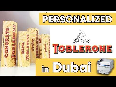 Personalize your Toblerone Chocolate in Dubai