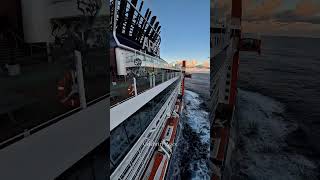 Golden hour at sea on Celebrity Apex