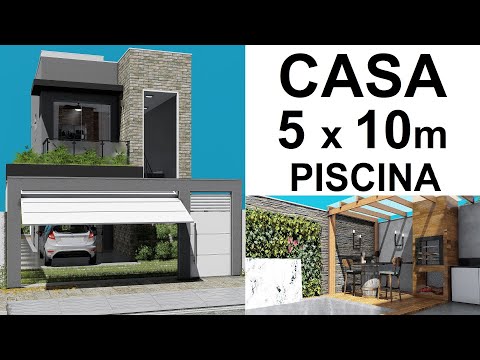 SMALL HOUSE 5 x 10 METERS - SWIMMING POOL