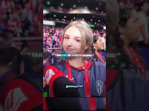 Atletico madrid fan girl but...Ronaldo🗿🥶🐐🇵🇹#shorts #viralvideo #trending #football #ronaldo #fyp
