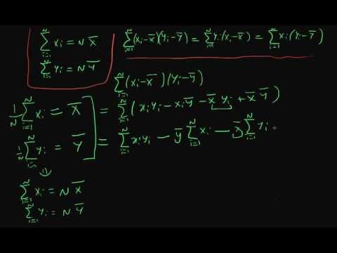 Deriving Least Squares Estimators - part 2