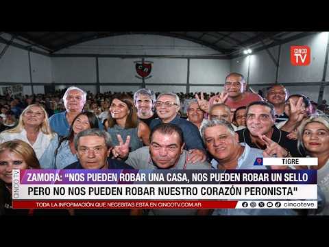 Interna PJ Tigre: Julio Zamora lanzó la lista Celeste y Blanca