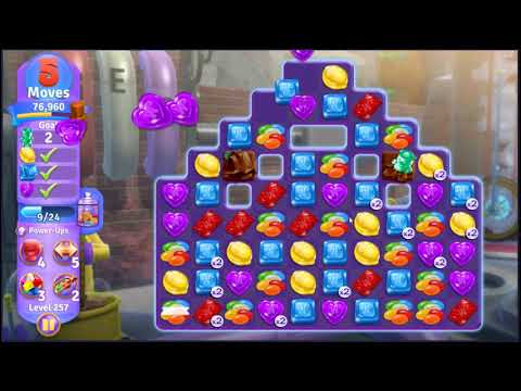 Wonka's World of Candy Level 257 - NO BOOSTERS + FULL STORY 🍫 | SKILLGAMING ✔️