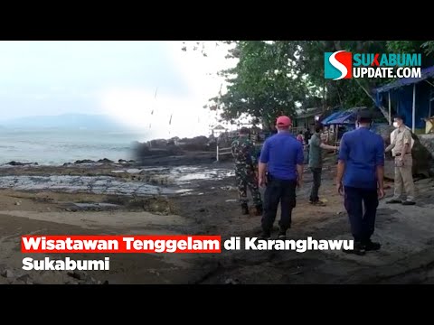 Wisatawan Tenggelam di Karanghawu Sukabumi