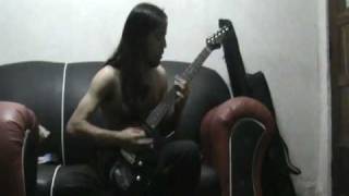 Playing soldier again - Walls of Jericho (guitar cover)