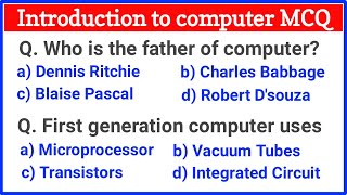 Download the video "Top 70+ Introduction to Computer MCQ Questions and Answers | Introduction to Computer Science MCQ"