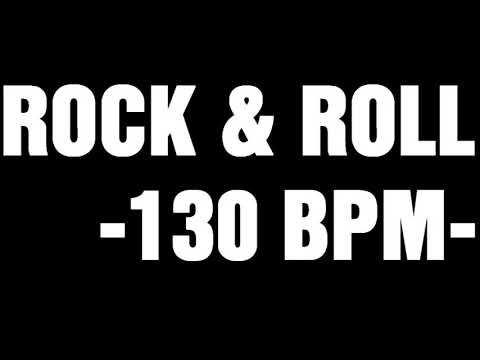 ROCK & ROLL BASS TRACK FOR DRUM PRACTICE -130 BPM-