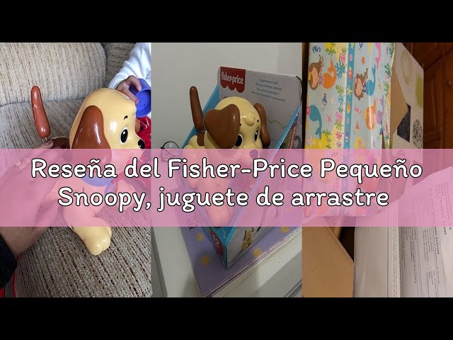 Vídeo relacionado con Fisher-Price Pequeño Snoopy, juguete de arrastre y correpasillos +1 año (Mattel H9447)