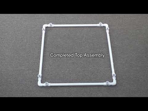 VocalBoothToGo 38" x 38" x 80" PVC Pipe DIY Vocal Booth Frame image 6