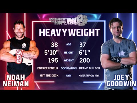Noah Neiman vs Joey Goodwin - Hope NYC X - Haymakers for Hope