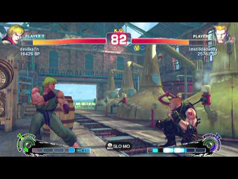 SSF4 [A vs A]: devilka1n(#22 Ken) vs imstilldadaddy(#1 Guile) Ep.263 - HD 720p
