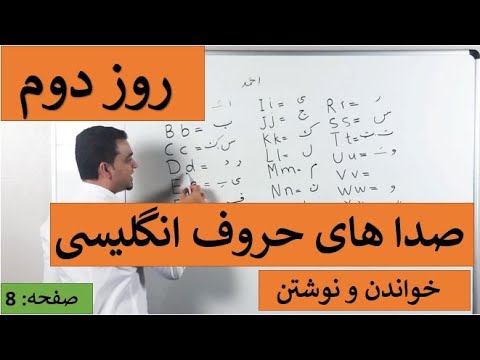 Learn English-Farsi Day 2 | صداهای حروف انگلیسی انگلیسی - آموزش انگلیسی- روز دوم
