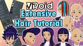 Extensive Vroid Hair Tutorial