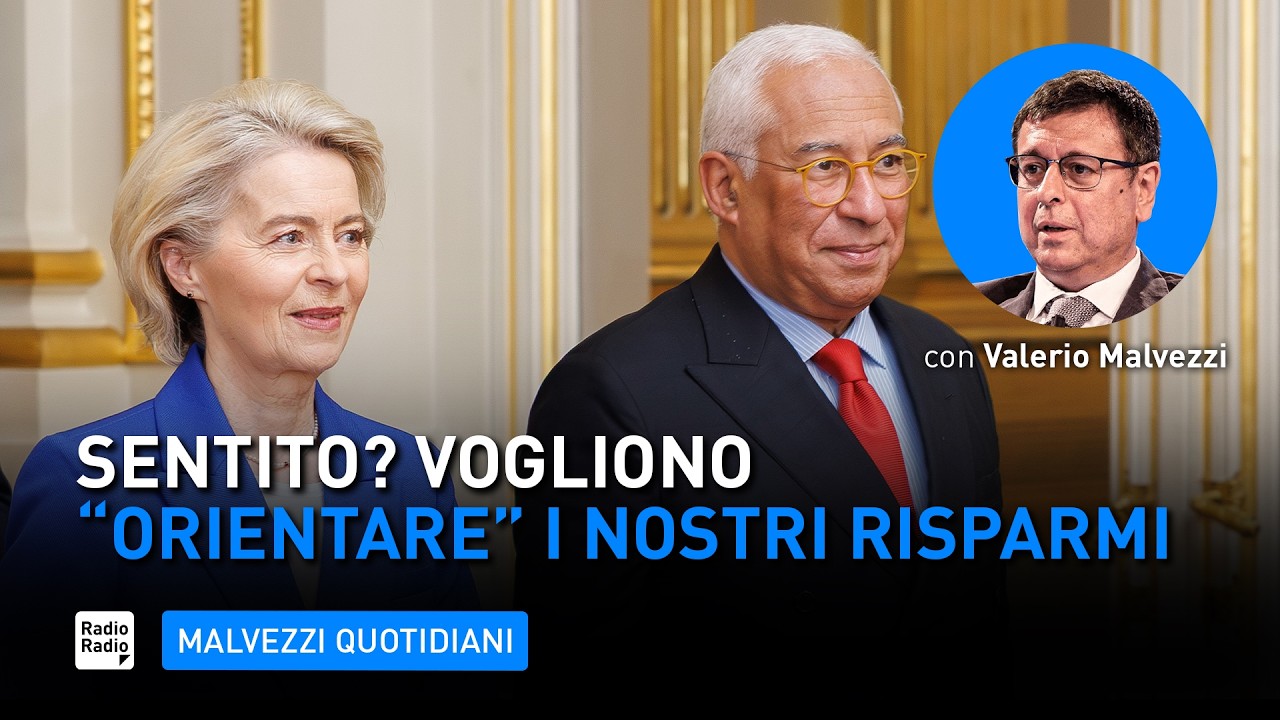 Sentito l'UE? Vogliono "sbloccare" i NOSTRI RISPARMI in banca per investimenti