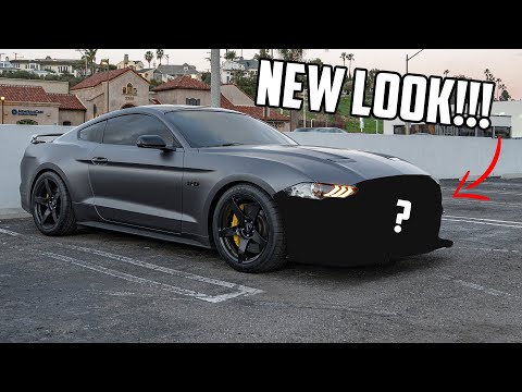 I GOT A NEW SPLITTER FOR MY MUSTANG GT! TRANSFORMED THE FRONT END!