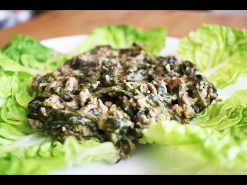 Low Carb Keto Minced Beef Spinach Bake | Ketogenic...