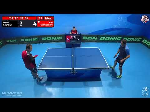 23:30 Mykola Halynskyi 3 - 1  Yurii Shchepanskyi West 5 WIN CUP 08.11.2022 | TABLE TENNIS WINCUP