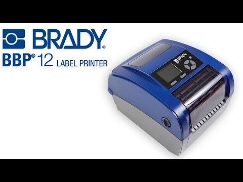 Промышленный принтер этикеток BRADY BBP12 видео