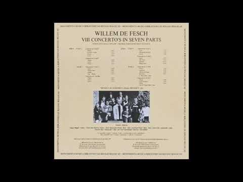 Willem De Fesch - 8 concerto's in seven parts, Op. 10 (first recording)
