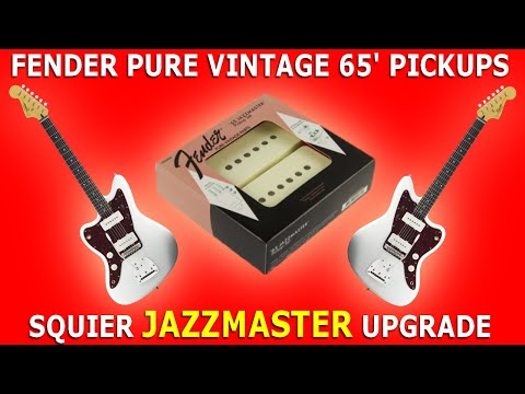 FENDER Pure Vintage 65' PICKUPS | Squier JAZZMASTER Upgrade