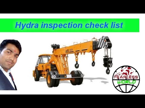 Hydra inspection check list