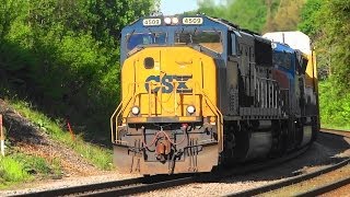 preview picture of video 'CSX & Norfolk Southern Almost Meet in Shenandoah Junction'