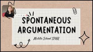 Spontaneous Argumentation