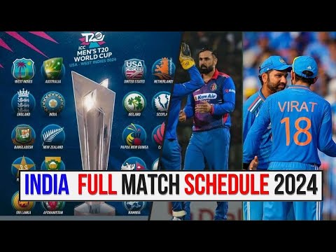 India Cricket Upcoming All Series Schedule 2024 | India Cricket Futures Tour Programs 2024