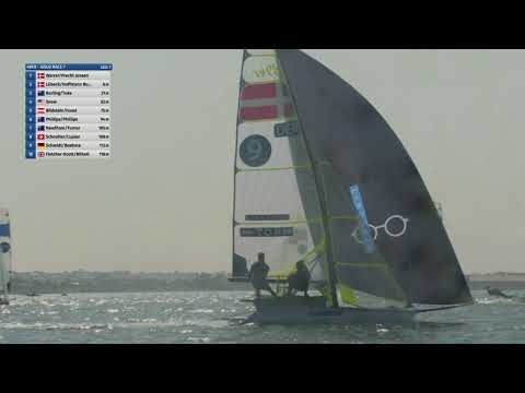 2020 49er World Championships - Gold Fleet Race 1 Replay