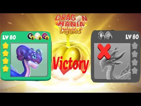 D_FIREBALL Dragon VS STARDUST Dragon Lv 80 - 80 | Gameplay | Dragon Mania Legends | part 1049 HD