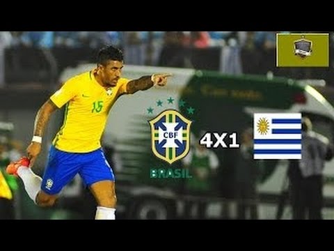 Uruguai x Brasil   Eliminatórias da Copa 2018   Jogo Completo