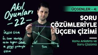 8. Sınıf Matematik Üçgenler 4: Üçgen Çizimi | Ozan Alper | Lightboard ile Ders | LGS 2021 | #22