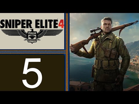Sniper Elite 4 Gameplay pt5 - How To Destroy ONE BIG GUN!