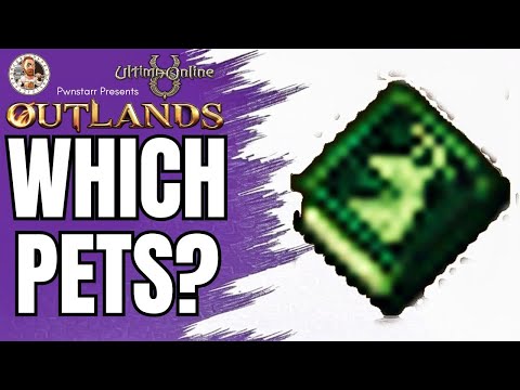Vin tells us; Which pet's to use for which Tamer Type?; BEST MMORPG 2025 Ultima Online UO OUTLANDS