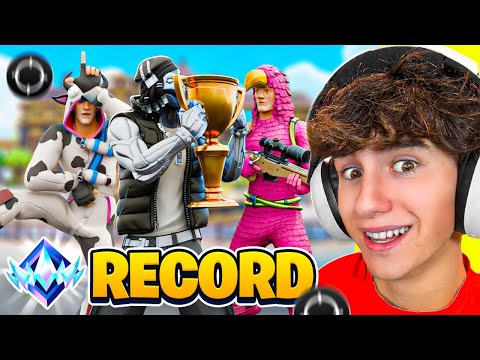 Nuovo *RECORD* MONDIALE di Kill in RANK UNREAL col TEAM!! Fortnite ITA