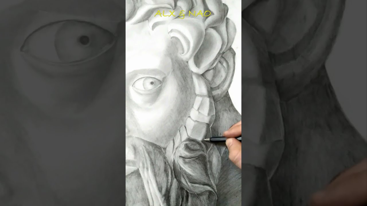 Ho says the ancient man's doesn't have cool beard? 😎🧔 drawing beard #shorts #tiktok #drawing