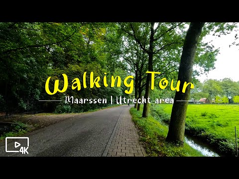 [ 4K ] Walking Tour in Maarssen | Utrecht, Netherlands [ Relax Sounds ]