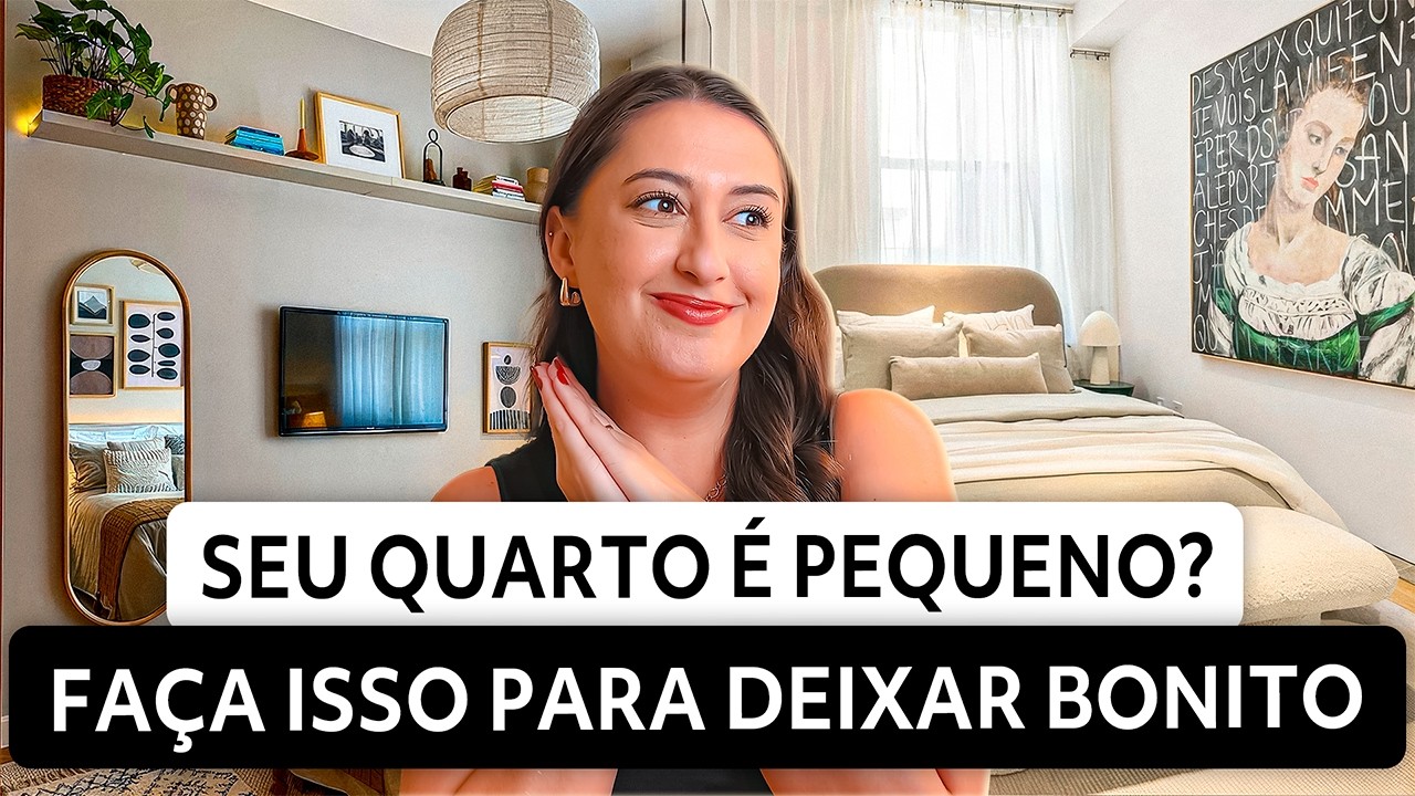 Seu Quarto é Pequeno? Faça Isso Para Deixa-lo Mais Bonito!