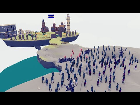 70x PLASTIC SOLDIERS DEFENCE FROM 100x ZOMBIE - Totally Accurate Battle Simulator | TABS