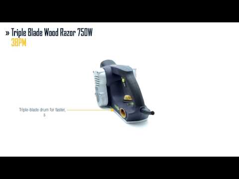 GMC Triple Blade Wood Razor 750W