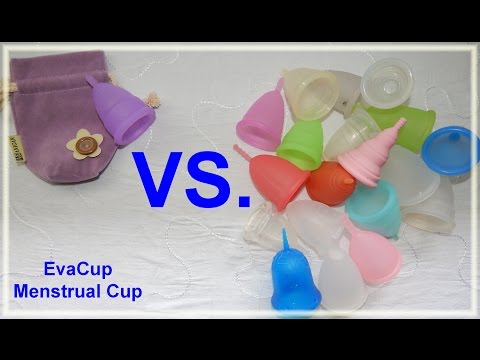 EvaCup Eva Cup vs Various Menstrual Cups - Comparison
