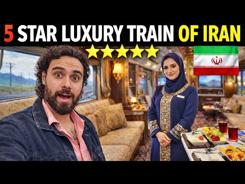 I Took Iran's 5 Star Luxury Train 🇮🇷 | Tehran to Mashhad Experience