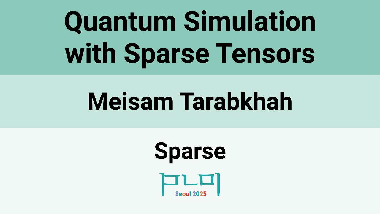 [Sparse'25] Quantum Simulation with Sparse Tensors